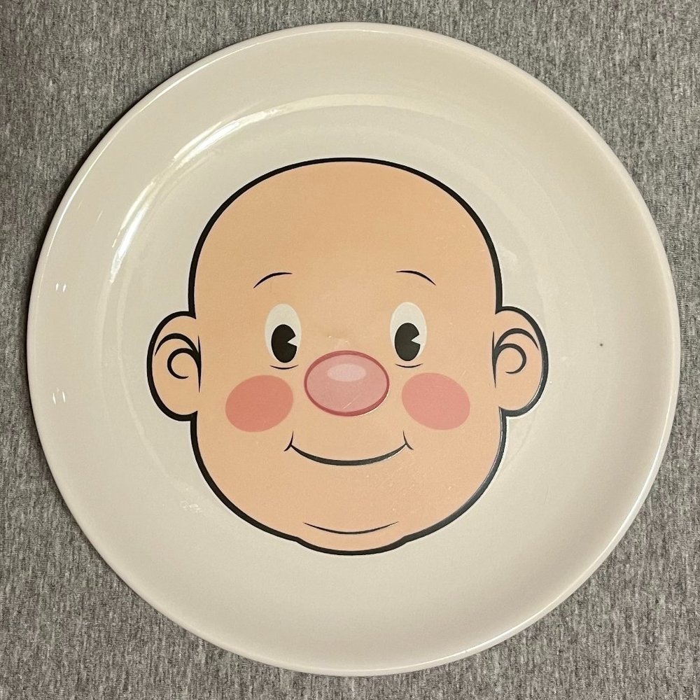 Fred Plays With His Food Plate